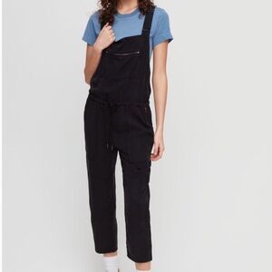Aritzia Wilfred‎ Free Valletta Overalls Size XS Black Grunge Streetwear